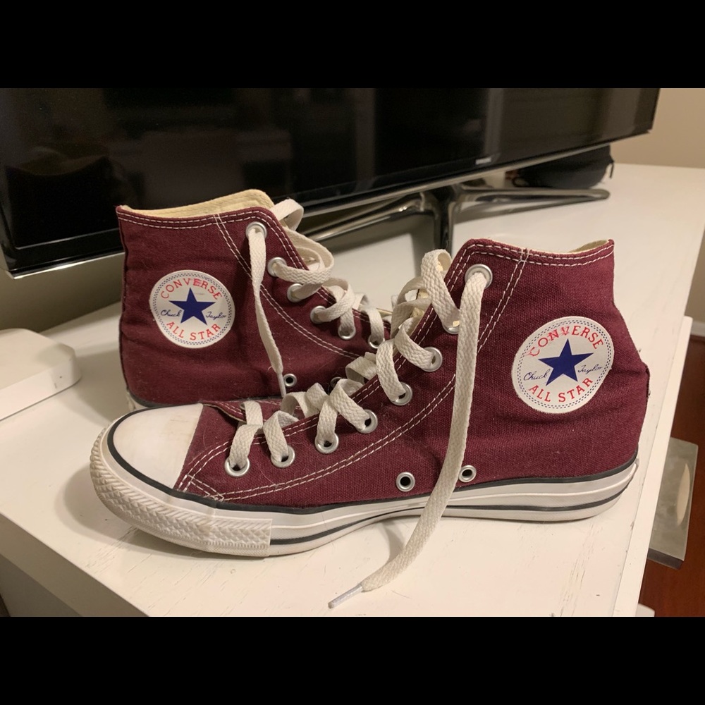 Grape High Top Chucks